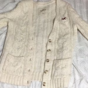 Hollister button up sweater